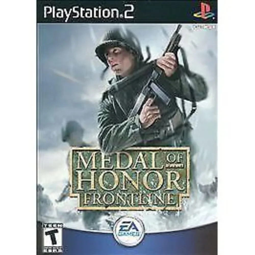 Medal of Honor: Frontline (Sony PlayStation 2, 2002) Greatest Hits Case & Disc